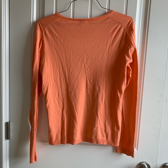 J.Crew Deep V-neck Cotton Sweater - Large - Picture 2 of 4